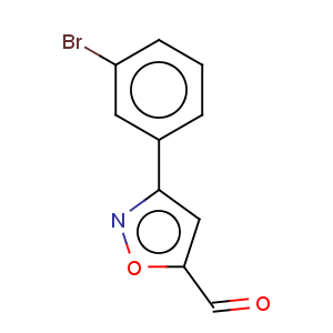 CAS No:869496-62-8 5-Isoxazolecarboxaldehyde,3-(3-bromophenyl)-