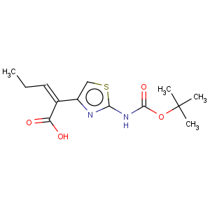CAS No:86978-24-7 (Z)-2-(2-tert-Butoxycarbonylaminothiazol-4-yl)-2-pentenoic acid