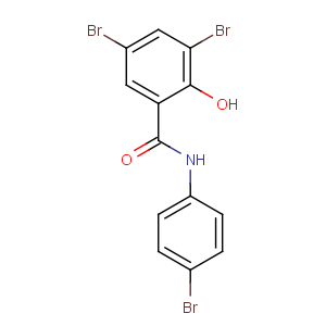 CAS No:87-10-5 3,5-dibromo-N-(4-bromophenyl)-2-hydroxybenzamide