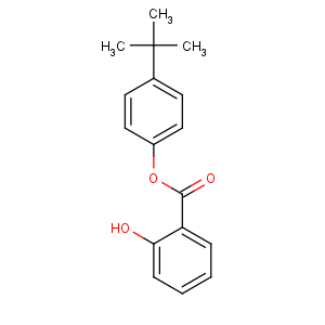 CAS No:87-18-3 (4-tert-butylphenyl) 2-hydroxybenzoate