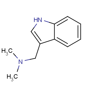 CAS No:87-52-5 1-(1H-indol-3-yl)-N,N-dimethylmethanamine