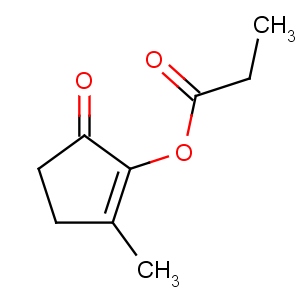 CAS No:87-55-8 (2-methyl-5-oxocyclopenten-1-yl) propanoate