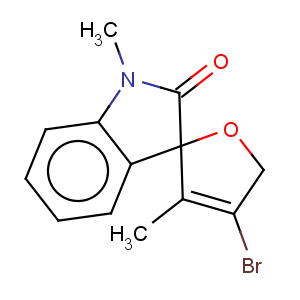 CAS No:870152-13-9 Spiro[furan-2(5H),3'-[3H]indol]-2'(1'H)-one,4-bromo-1',3-dimethyl-