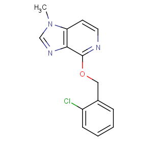 CAS No:87034-87-5 4-[(2-chlorophenyl)methoxy]-1-methylimidazo[4,5-c]pyridine