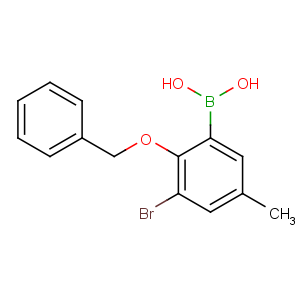 CAS No:870777-20-1 (3-bromo-5-methyl-2-phenylmethoxyphenyl)boronic acid