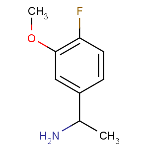 CAS No:870849-59-5 (1S)-1-(4-fluoro-3-methoxyphenyl)ethanamine