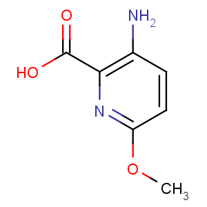 CAS No:870971-19-0 3-amino-6-methoxypyridine-2-carboxylic acid
