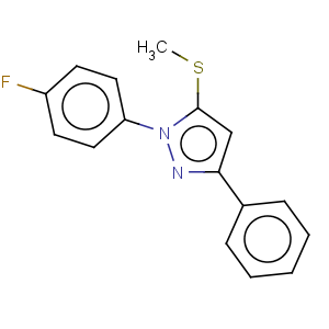 CAS No:871110-08-6 1H-Pyrazole,1-(4-fluorophenyl)-5-(methylthio)-3-phenyl-