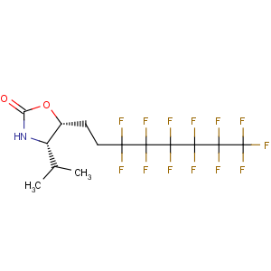 CAS No:871210-22-9 2-Oxazolidinone,4-(1-methylethyl)-5-(3,3,4,4,5,5,6,6,7,7,8,8,8-tridecafluorooctyl)-, (4S,5R)-
