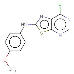 CAS No:871266-81-8 Thiazolo[5,4-d]pyrimidin-2-amine,7-chloro-N-(4-methoxyphenyl)-