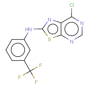 CAS No:871266-82-9 Thiazolo[5,4-d]pyrimidin-2-amine,7-chloro-N-[3-(trifluoromethyl)phenyl]-