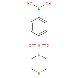 CAS No:871329-69-0 (4-thiomorpholin-4-ylsulfonylphenyl)boronic acid