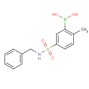 CAS No:871329-73-6 [5-(benzylsulfamoyl)-2-methylphenyl]boronic acid