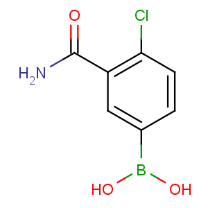 CAS No:871332-67-1 (3-carbamoyl-4-chlorophenyl)boronic acid