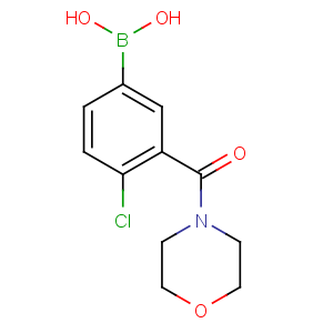 CAS No:871332-71-7 [4-chloro-3-(morpholine-4-carbonyl)phenyl]boronic acid