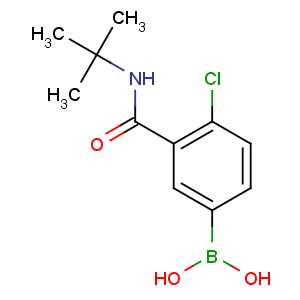 CAS No:871332-72-8 [3-(tert-butylcarbamoyl)-4-chlorophenyl]boronic acid