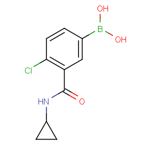 CAS No:871332-73-9 [4-chloro-3-(cyclopropylcarbamoyl)phenyl]boronic acid