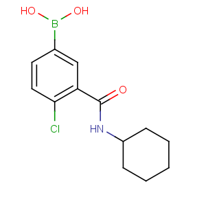 CAS No:871332-92-2 [4-chloro-3-(cyclohexylcarbamoyl)phenyl]boronic acid