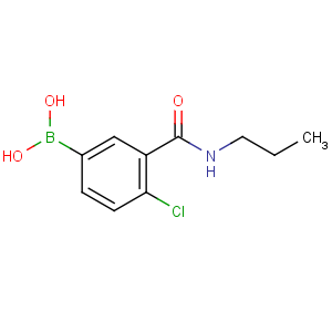 CAS No:871332-93-3 [4-chloro-3-(propylcarbamoyl)phenyl]boronic acid