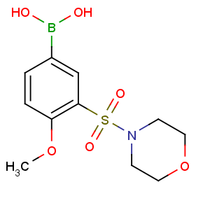 CAS No:871333-02-7 (4-methoxy-3-morpholin-4-ylsulfonylphenyl)boronic acid
