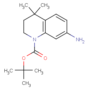 CAS No:873056-12-3 tert-butyl 7-amino-4,4-dimethyl-2,3-dihydroquinoline-1-carboxylate