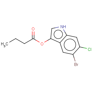 CAS No:873295-29-5 Butanoic acid,5-bromo-6-chloro-1H-indol-3-yl ester