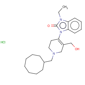 CAS No:873567-76-1 1-[1-(Cyclooctylmethyl)-1,2,3,6-tetrahydro-5-(hydroxymethyl)-4-pyridinyl]-3-ethyl-1,3-dihydro-2H-benzimidazol-2-one hydrochloride