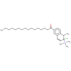 CAS No:87393-54-2 Ethanaminium,N,N,N-trimethyl-2-[methyl[6-(1-oxohexadecyl)-2-naphthalenyl]amino]-, chloride(1:1)