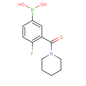 CAS No:874219-30-4 [4-fluoro-3-(piperidine-1-carbonyl)phenyl]boronic acid