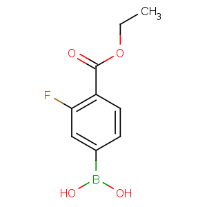 CAS No:874288-38-7 (4-ethoxycarbonyl-3-fluorophenyl)boronic acid