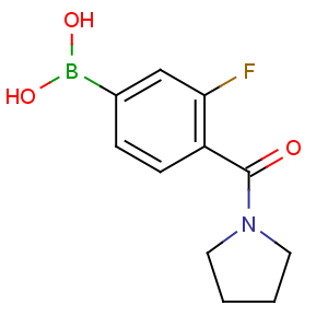 CAS No:874289-09-5 [3-fluoro-4-(pyrrolidine-1-carbonyl)phenyl]boronic acid