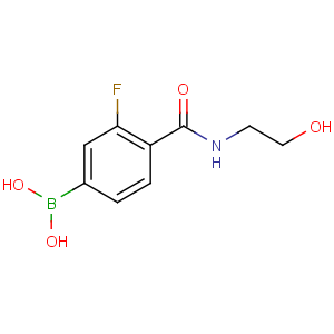 CAS No:874289-21-1 [3-fluoro-4-(2-hydroxyethylcarbamoyl)phenyl]boronic acid