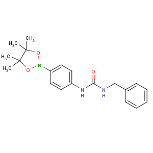CAS No:874290-98-9 1-benzyl-3-[4-(4,4,5,5-tetramethyl-1,3,2-dioxaborolan-2-yl)phenyl]urea