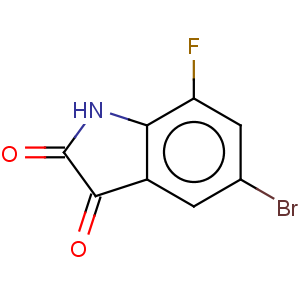 CAS No:874830-75-8 1H-Indole-2,3-dione,5-bromo-7-fluoro-