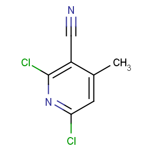 CAS No:875-35-4 2,6-dichloro-4-methylpyridine-3-carbonitrile