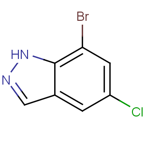 CAS No:875305-86-5 7-bromo-5-chloro-1H-indazole