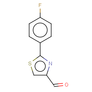 CAS No:875858-80-3 4-Thiazolecarboxaldehyde,2-(4-fluorophenyl)-