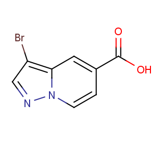 CAS No:876379-79-2 3-bromopyrazolo[1,5-a]pyridine-5-carboxylic acid