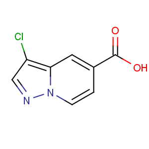 CAS No:876379-80-5 3-chloropyrazolo[1,5-a]pyridine-5-carboxylic acid