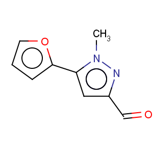 CAS No:876728-40-4 1H-Pyrazole-3-carboxaldehyde,5-(2-furanyl)-1-methyl-