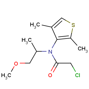 CAS No:87674-68-8 2-chloro-N-(2,4-dimethylthiophen-3-yl)-N-(1-methoxypropan-2-yl)acetamide