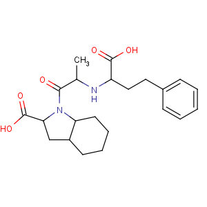 CAS No:87679-71-8 (2S,3aR,<br />7aS)-1-[(2S)-2-[[(1S)-1-carboxy-3-phenylpropyl]amino]propanoyl]-2,3,3a,<br />4,5,6,7,7a-octahydroindole-2-carboxylic acid