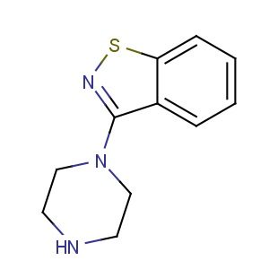 CAS No:87691-87-0 3-piperazin-1-yl-1,2-benzothiazole