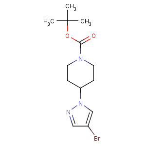 CAS No:877399-50-3 tert-butyl 4-(4-bromopyrazol-1-yl)piperidine-1-carboxylate