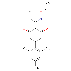 CAS No:87820-88-0 2-[1-(ethoxyamino)propylidene]-5-(2,4,6-trimethylphenyl)cyclohexane-1,<br />3-dione