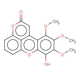 CAS No:87865-18-7 2H-Pyrano[2,3,4-kl]xanthen-2-one,hydroxytrimethoxy- (9CI)