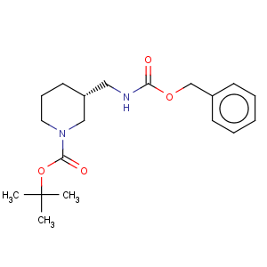 CAS No:879275-35-1 1-Piperidinecarboxylicacid, 3-[[[(phenylmethoxy)carbonyl]amino]methyl]-, 1,1-dimethylethyl ester,(3R)-