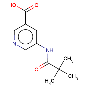 CAS No:879326-77-9 3-Pyridinecarboxylicacid, 5-[(2,2-dimethyl-1-oxopropyl)amino]-