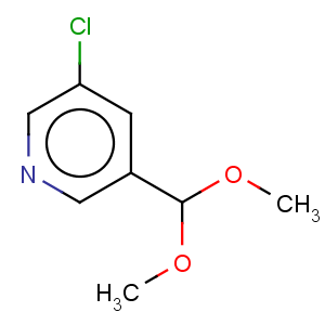 CAS No:879326-81-5 Pyridine,3-chloro-5-(dimethoxymethyl)-