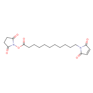 CAS No:87981-04-2 (2,5-dioxopyrrolidin-1-yl) 11-(2,5-dioxopyrrol-1-yl)undecanoate
